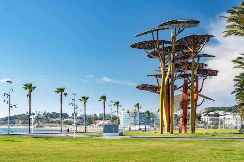 Ferienwohnung Estudio Con Vistas Al Mar La Pineda Exterior foto