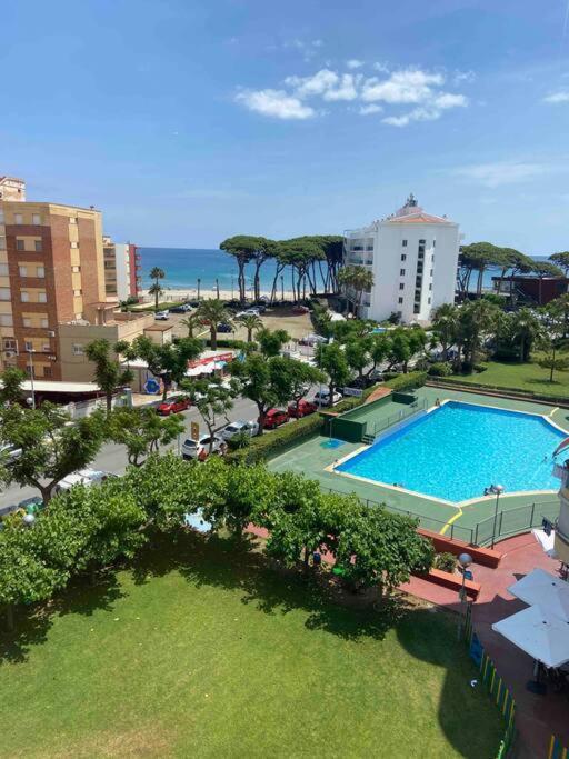 Ferienwohnung Estudio Con Vistas Al Mar La Pineda Exterior foto